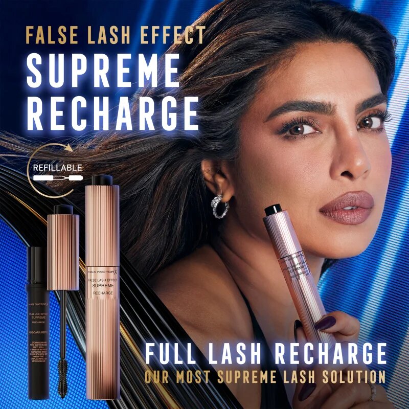 Max Factor False Lash Effect Serum Mascara Műszempilla hatású szempillaspirál utántöltő árnyalat Black 8 ml