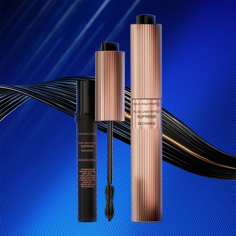 Max Factor False Lash Effect Supreme Recharge Műszempilla hatású szempillaspirál árnyalat Black 8 ml