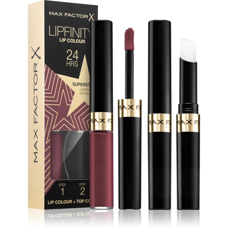 Max Factor Lipfinity Rising Stars hosszantartó folyékony rúzs balzsammal árnyalat 86 Superstar 1 db