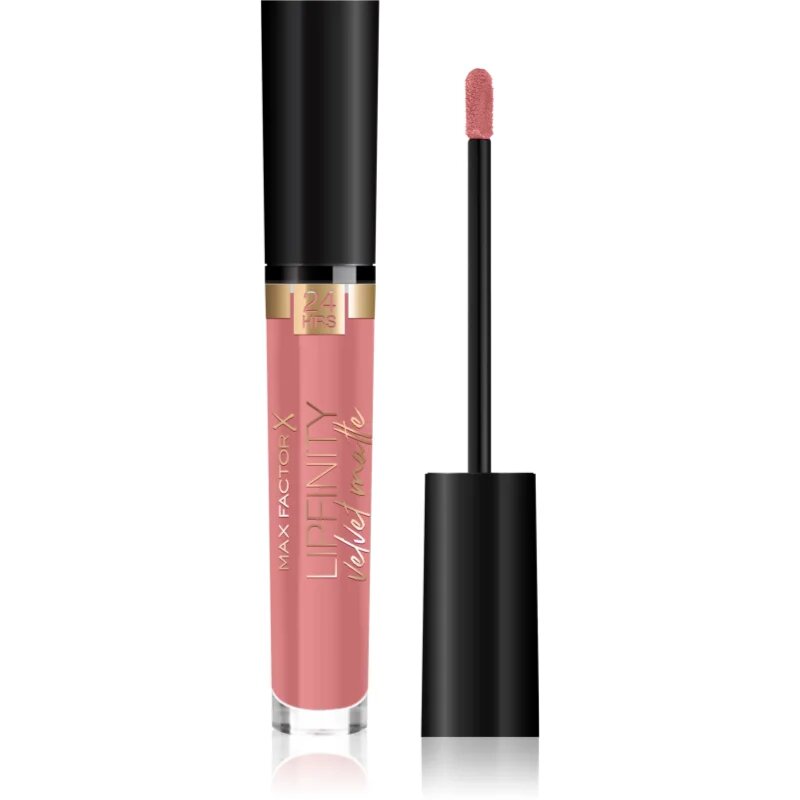 Max Factor Lipfinity Velvet Matte mattító folyékony rúzs árnyalat 045 Posh Pink 35 ml