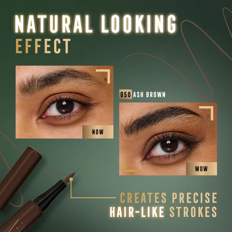 Max Factor Masterpiece Micro Marker szemöldök ceruza árnyalat 60 Deep Brown 1 ml