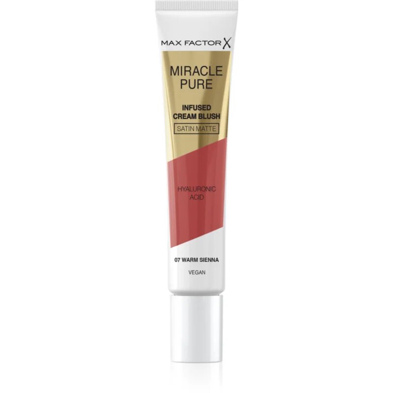 Max Factor Miracle Pure krémes arcpirosító árnyalat 07 Warm Sienna 15 ml