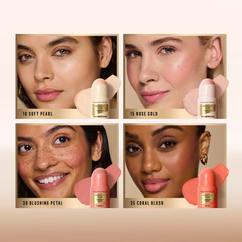 Max Factor Miracle Pure Luminous Touch krémes élénkítő készítmény árnyalat 10 Soft Pearl 6 g