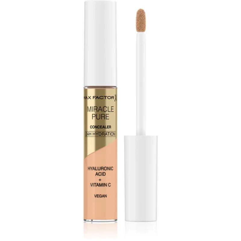 Max Factor Miracle Pure Skin folyékony fedő korrektor hidratáló hatással árnyalat 01 78 ml