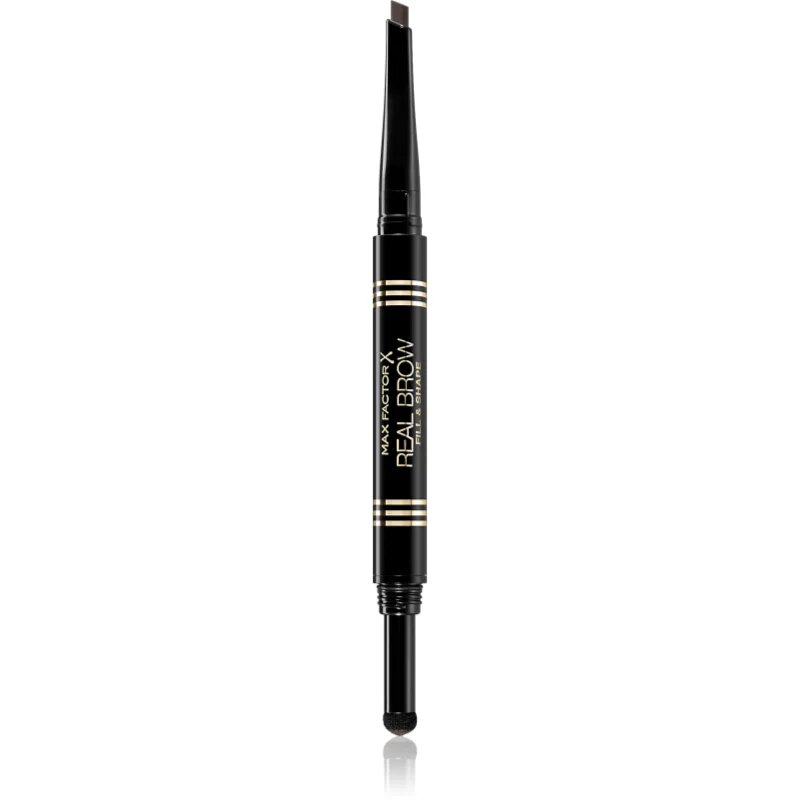 Max Factor Real Brow Fill & Shape szemöldök ceruza árnyalat 04 Deep Brown 0.6 g