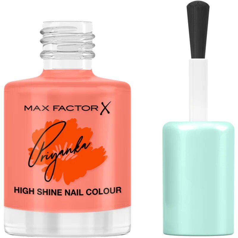 Max Factor x Priyanka Miracle Pure gyorsan száradó körömlakk limitált kiadás árnyalat 410 Bold Marigold 12 ml