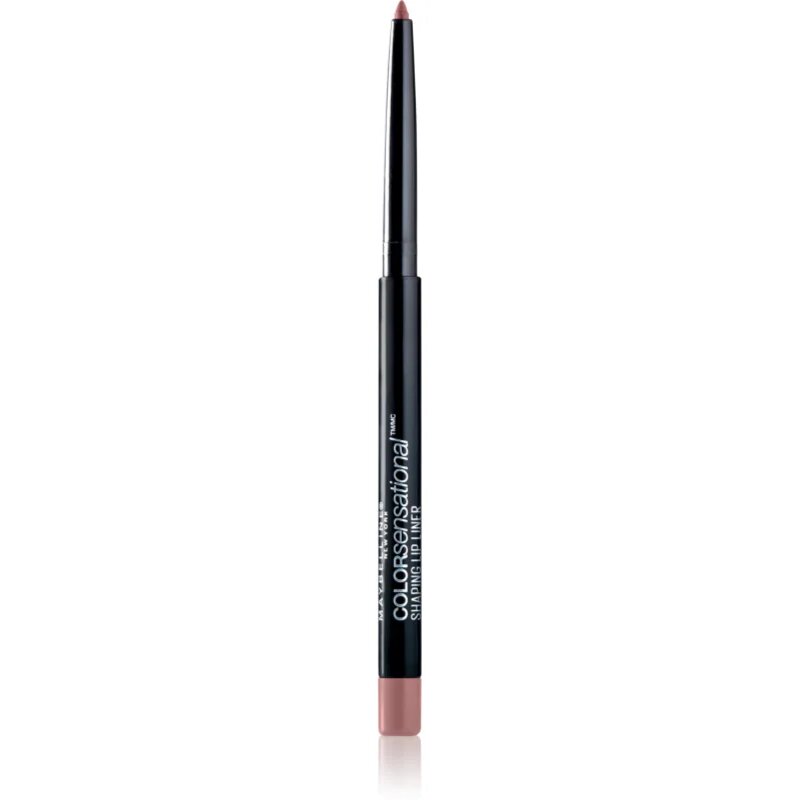 MAYBELLINE NEW YORK Color Sensational Shaping Lip Liner szájceruza hegyezővel árnyalat 50 Dusty Rose 1.2 g