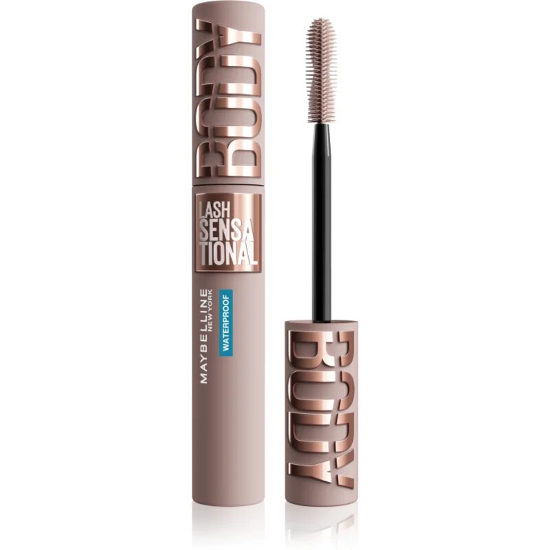 MAYBELLINE NEW YORK Lash Sensational Body Waterproof dúsító szempillaspirál vízálló árnyalat Black 9.75 ml