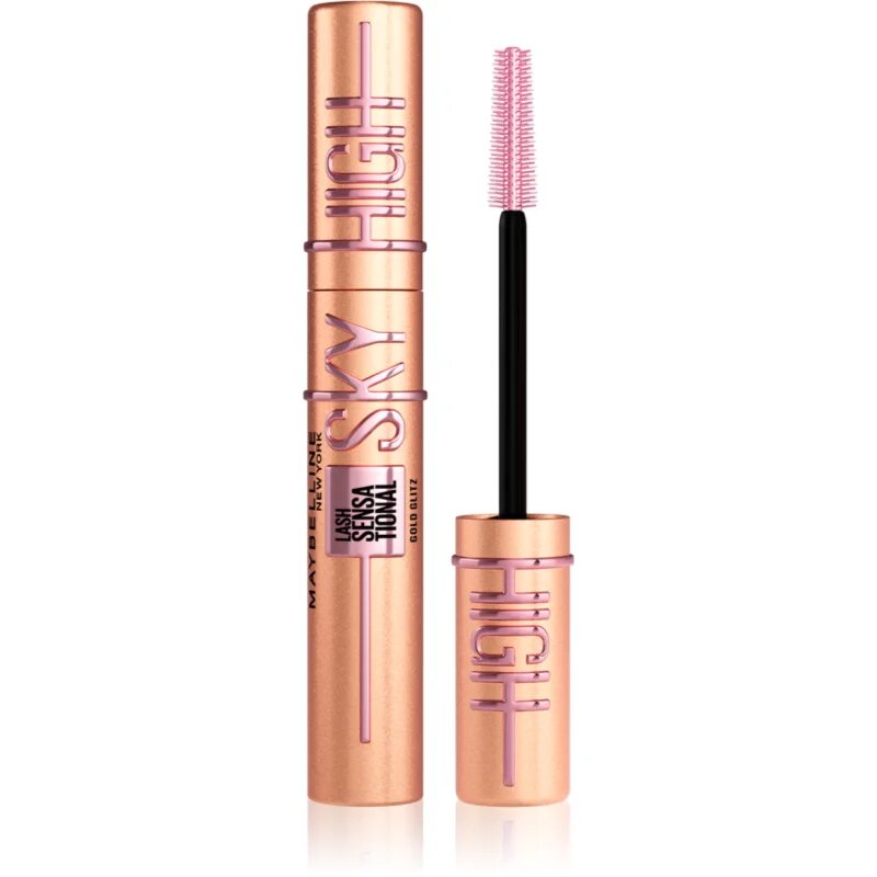 MAYBELLINE NEW YORK Lash Sensational Sky High dúsító és hosszabbító szempillaspirál árnyalat Rose Gold 7.2 ml