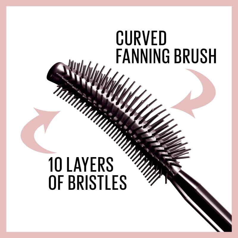 MAYBELLINE NEW YORK Lash Sensational vízálló göndörítő és nagyobbító szempillaspirál árnyalat Black 9.4 ml