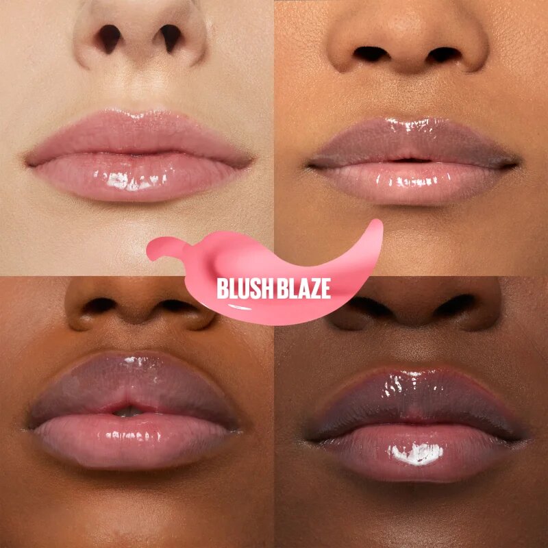 MAYBELLINE NEW YORK Lifter Plump ajakfény nagyobbító hatás árnyalat 001 Blush Blaze 5.4 ml