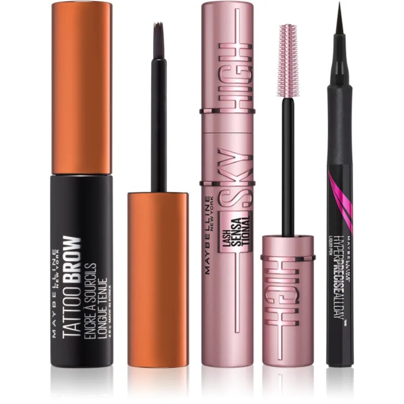 MAYBELLINE NEW YORK Make-Up Set kedvezményes ár szettben szem és szemöldök számára Medium Brown
