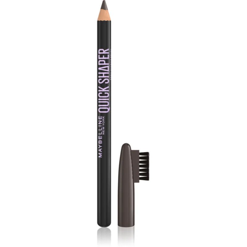 MAYBELLINE NEW YORK Quick Shaper precíz szemöldökceruza kefével árnyalat 06 Black Brown 1 db