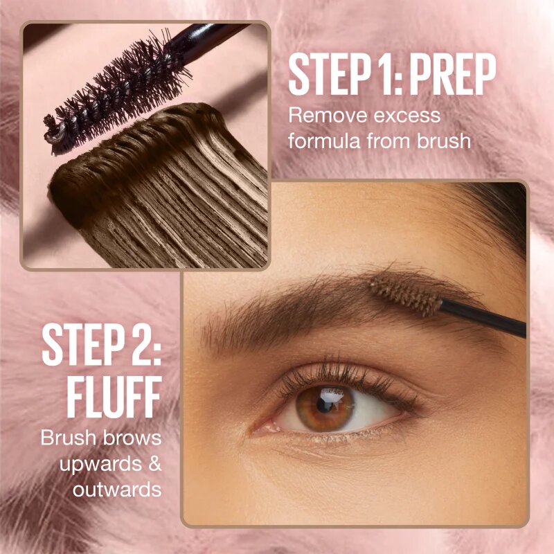 MAYBELLINE NEW YORK Super Fluff Mousse szemöldökzselé árnyalat 257 Medium Brown 5 ml