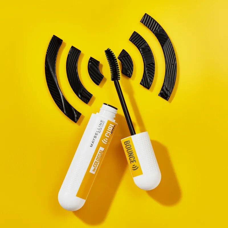 MAYBELLINE NEW YORK The Colossal Curl Bounce dúsító és göndörítő szempillaspirál árnyalat 01 - Black 10 ml