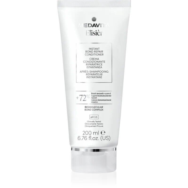 Medavita Elisiér Instant Bond Repair Conditioner erősítő és revitalizáló kondicionáló meggyengült hajra 200 ml