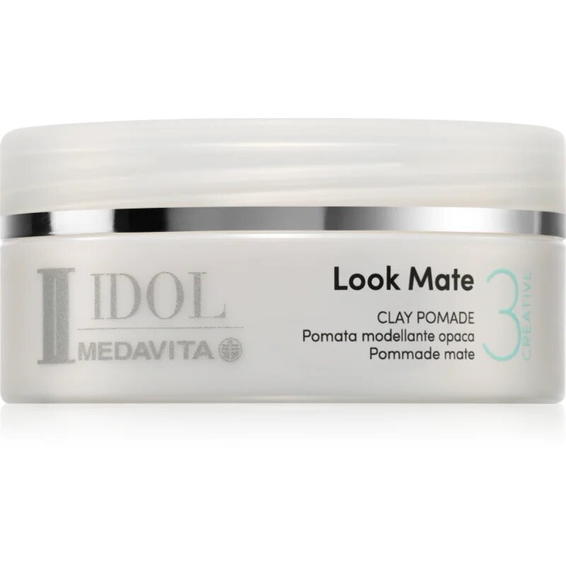 Medavita IDOL Look Mate Clay Pomade Formázó paszta extra erős rögzítéshez 100 ml