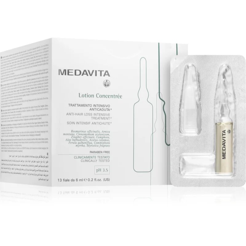 Medavita Lotion Concentrée gyógyító ápolás hajhullás ellen 13x6 ml