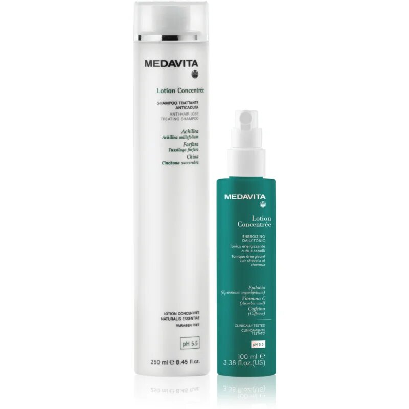 Medavita Lotion Concentrée Hair Loss Set szett hajhullás ellen hölgyeknek