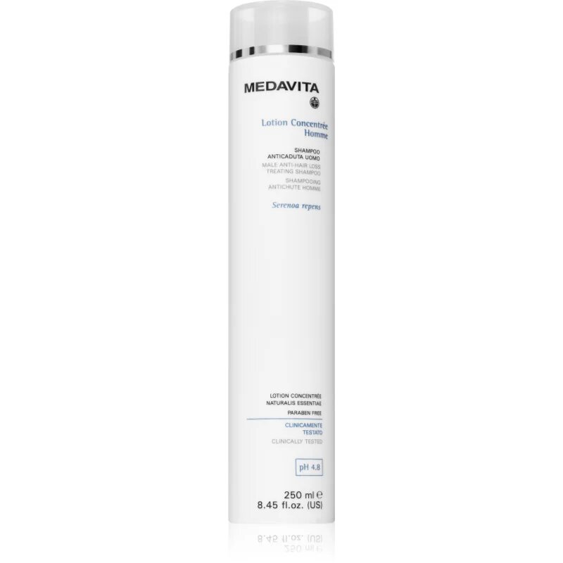 Medavita Lotion Concentree Homme Male Anti-Hair Loss Treating Shampoo hajhullás elleni sampon uraknak 250 ml