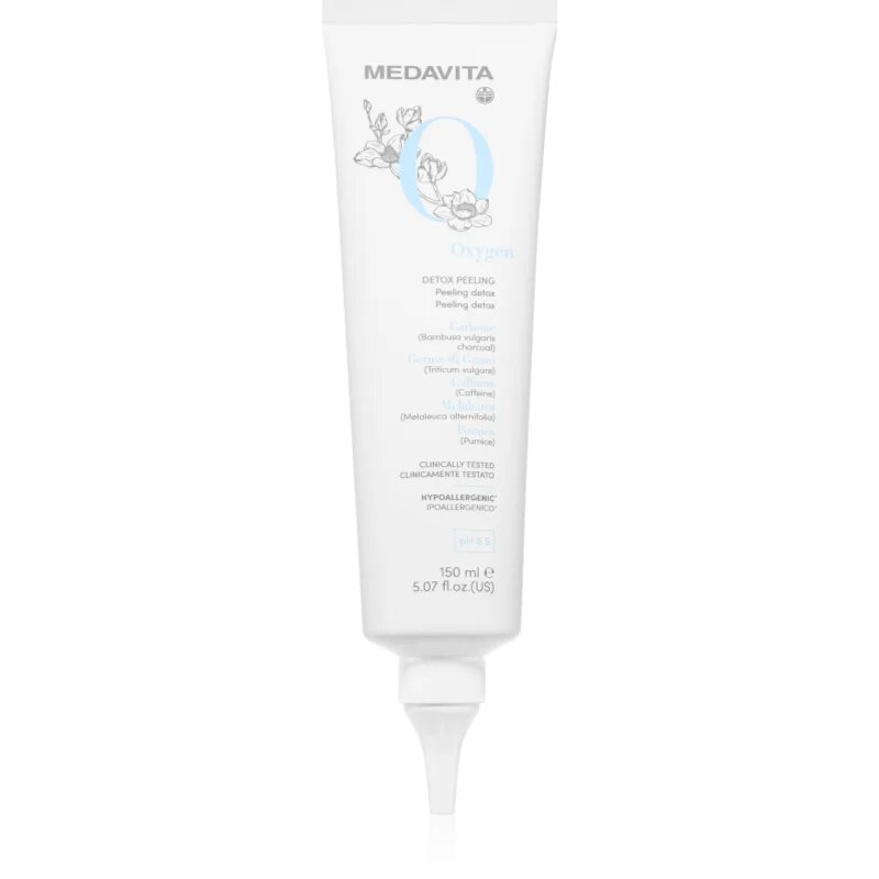 Medavita Oxygen Detox Peeling regeneráló peeling a hajra és a fejbőrre 150 ml