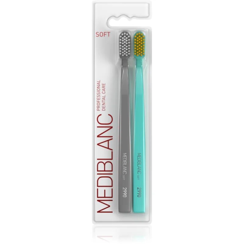 MEDIBLANC 2990 Soft fogkefék gyenge Grey Blue 2 db