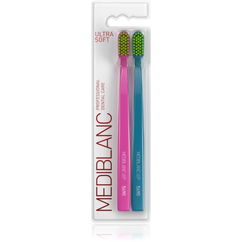 MEDIBLANC 5490 Ultra Soft fogkefék ultra gyenge Pink Blue 2 db