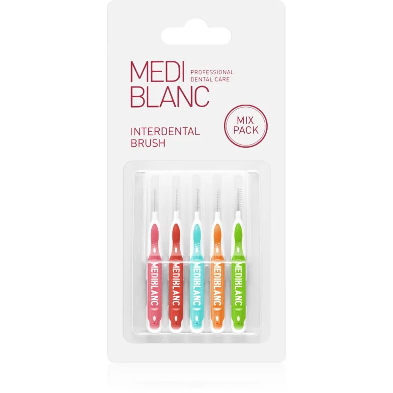 MEDIBLANC Interdental Pick-brush Mix fogközi fogkefe 5 db