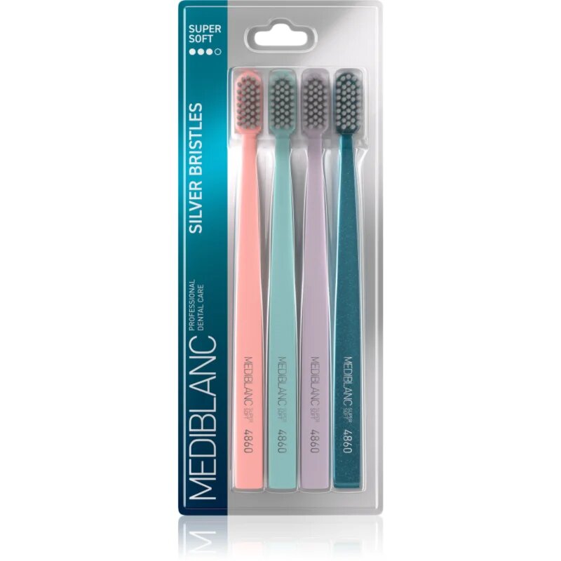 MEDIBLANC Toothbrush Super Soft fogkefe ezüstszálas sörtékkel