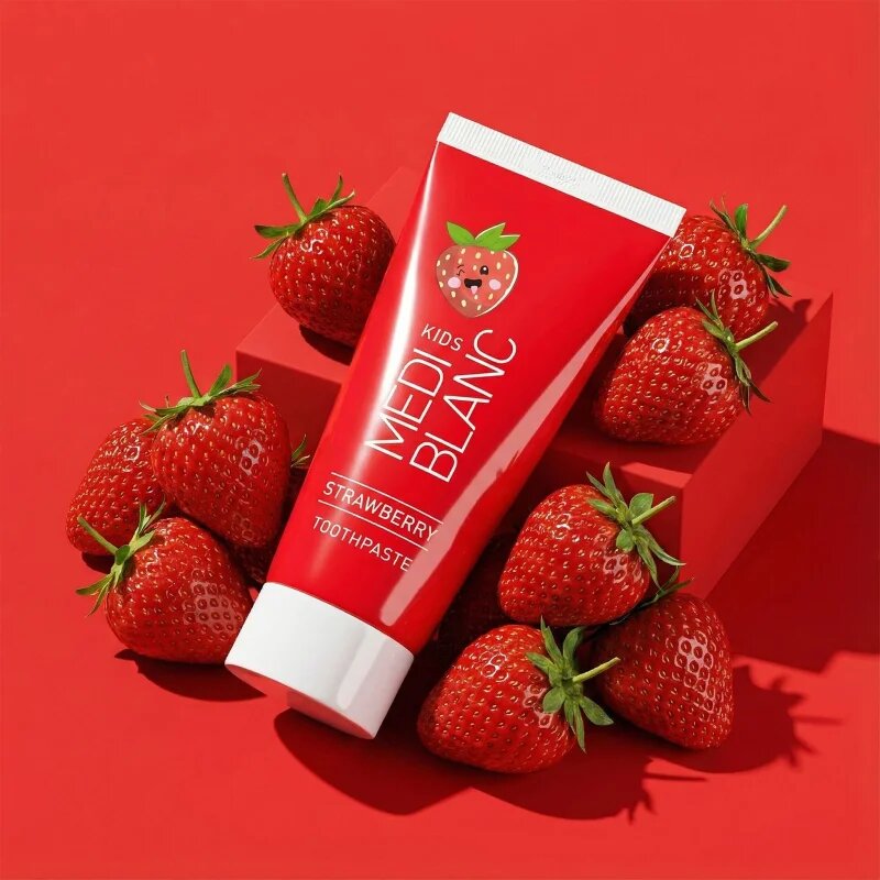 MEDIBLANC Toothpaste KIDS fogkrém gyermekeknek Strawberry 50 ml