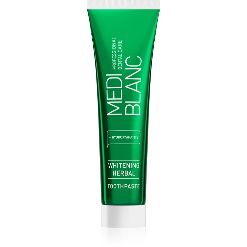 MEDIBLANC Whitening Herbal fogkrém gyógynövényekkel fehérítő hatással 100 ml