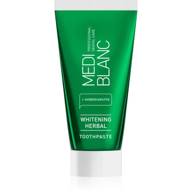 MEDIBLANC Whitening Herbal fogkrém gyógynövényekkel fehérítő hatással 50 ml