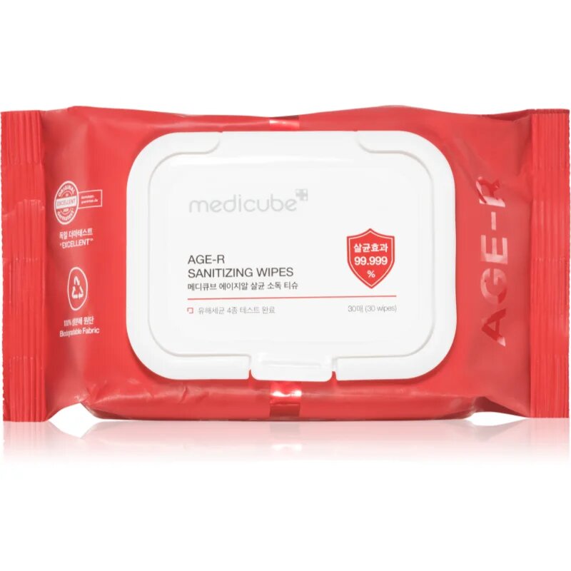 Medicube Age-R Sanitizing Wipes nedves törlőkendők 30 db