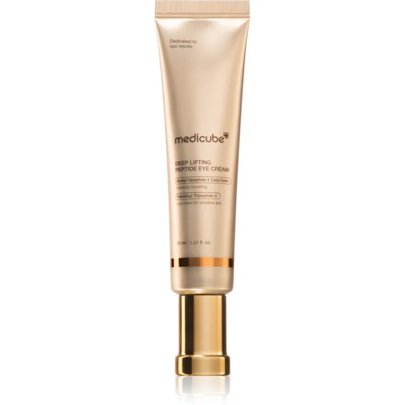 Medicube Deep Lifting Peptide Eye Cream intenzív szemkörnyékápoló krém a ráncok és a sötét karikák ellen 30 ml