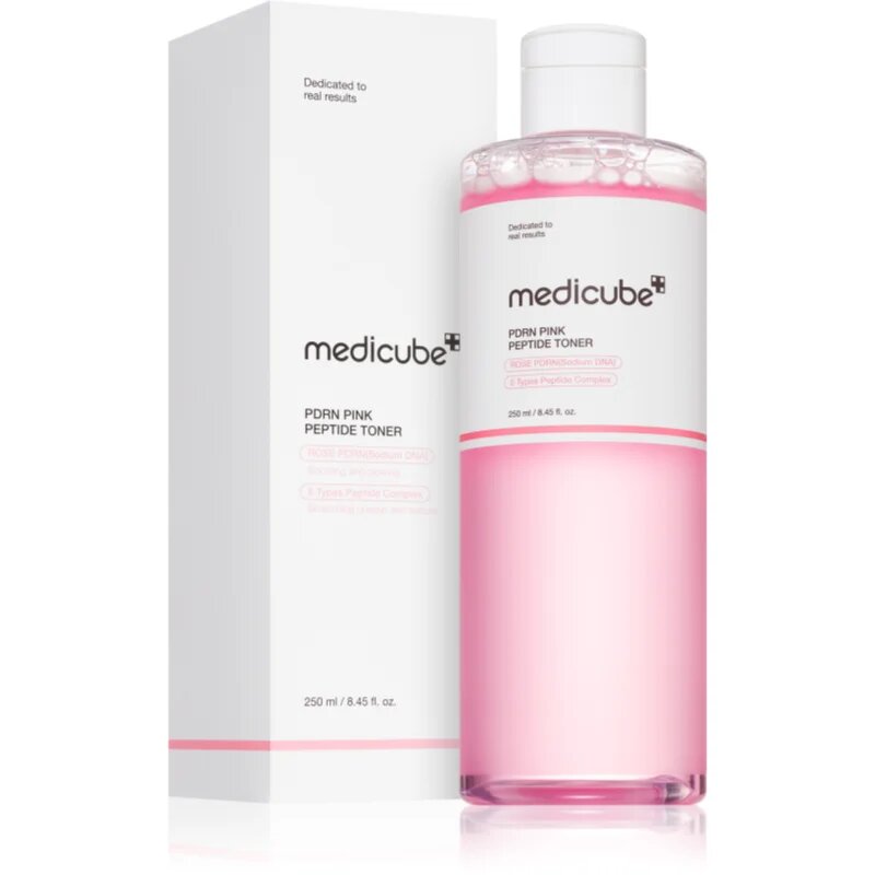 Medicube PDRN Pink Cica Soothing Toner élénkítő arctonik a feszes bőrért 250 ml