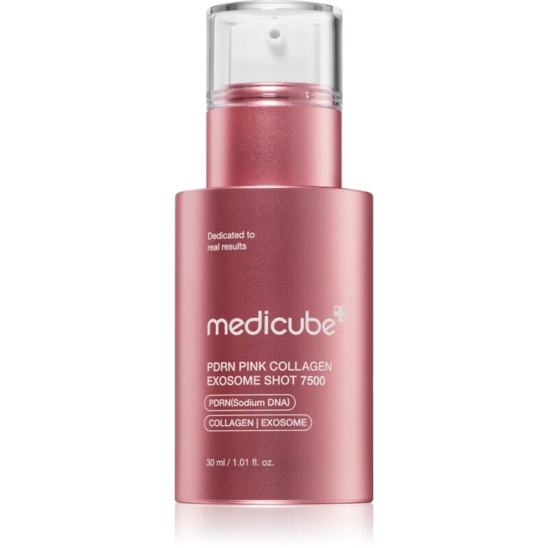 Medicube PDRN Pink Exosome Shot Serum 7500 regeneráló arcszérum a bőr kisimításáért és a pórusok minimalizásáért 30 ml