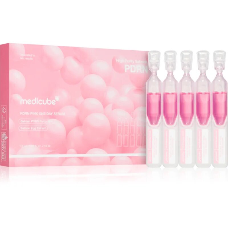 Medicube PDRN Pink One Day Serum megújító arcszérum élénk és hidratált bőr 10x1.5 ml