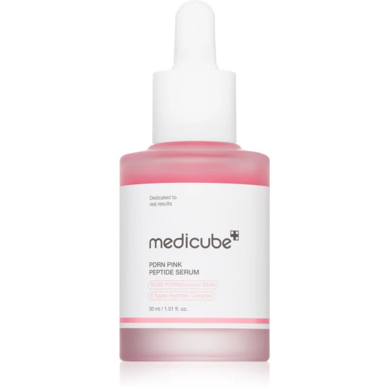 Medicube PDRN Pink Peptide Serum bőrfeszesítő szérum az arcra peptidekkel 30 ml