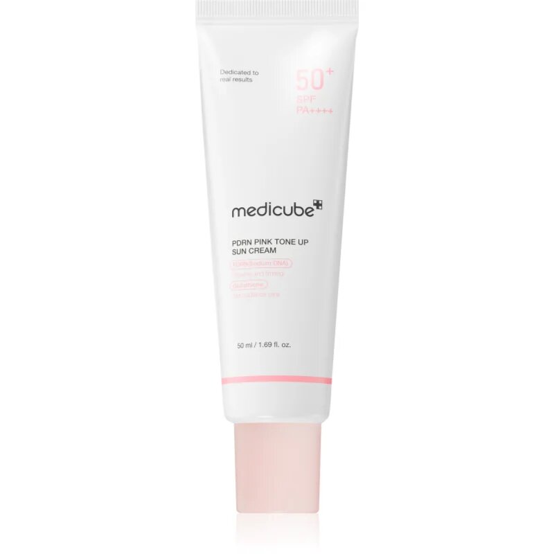 Medicube PDRN Pink Tone Up Sun Cream hidratáló védőkrém SPF 50 50 ml