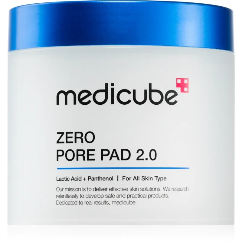 Medicube Zero Pore Pad hámlasztó kendők a bőr kisimításáért és a pórusok minimalizásáért 70x1 db
