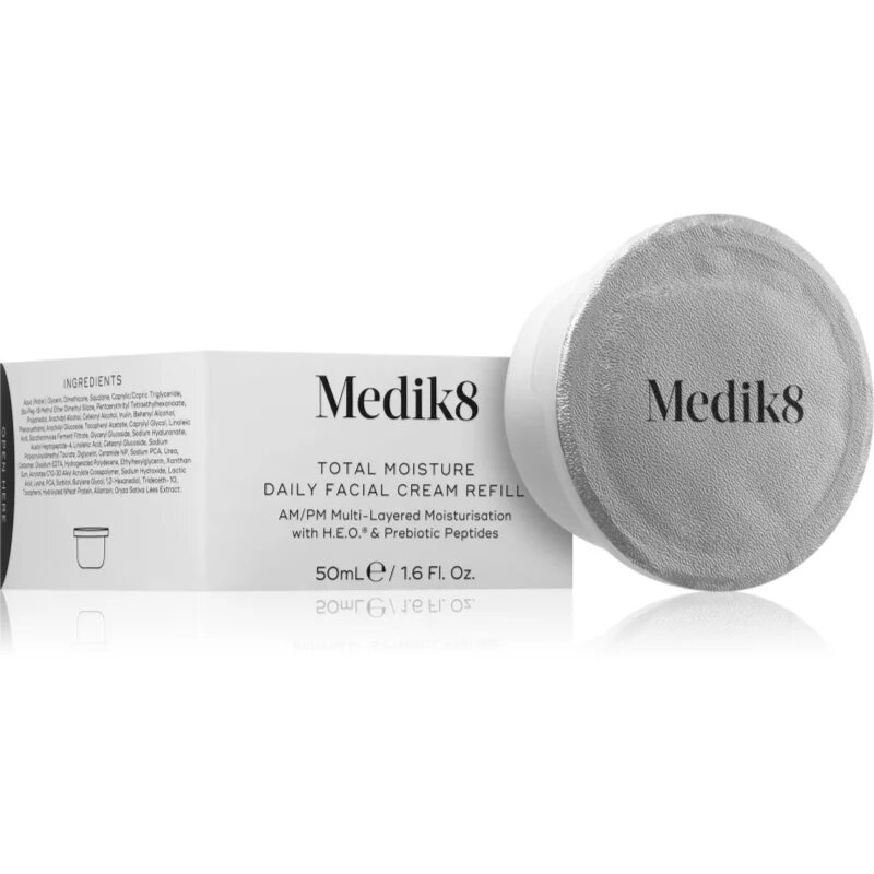 Medik8 Total Moisture nappali krém töltelék 50 ml
