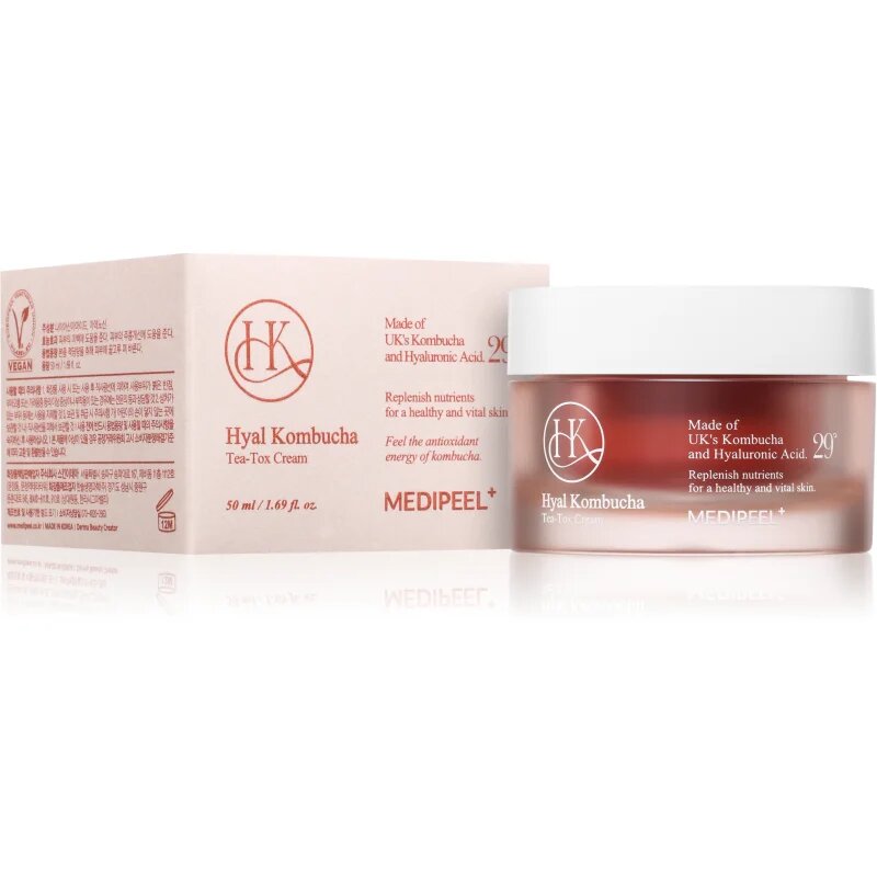 MEDIPEEL+ Hyal Kombucha hidratáló arckrém 50 ml
