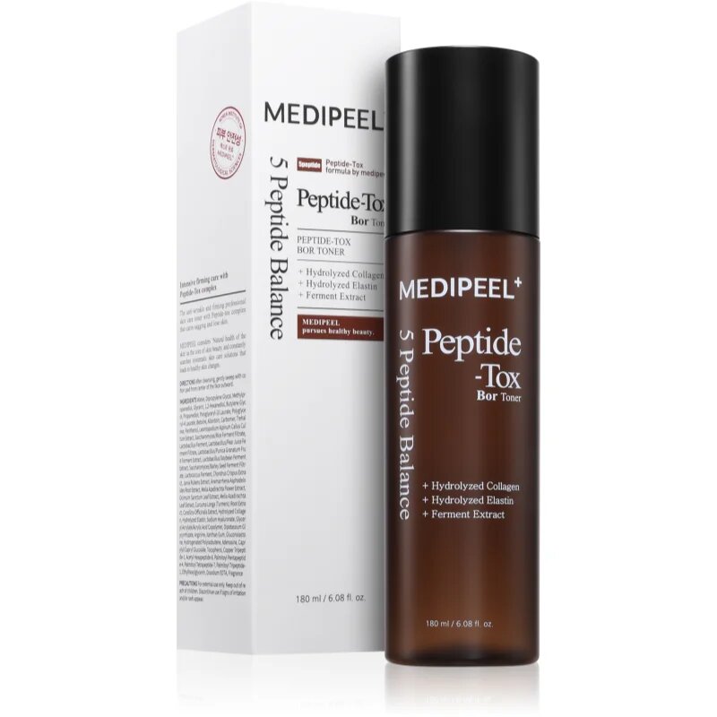 MEDIPEEL+ Peptide Tox hidratáló és liftinges tonik az arcra 180 ml