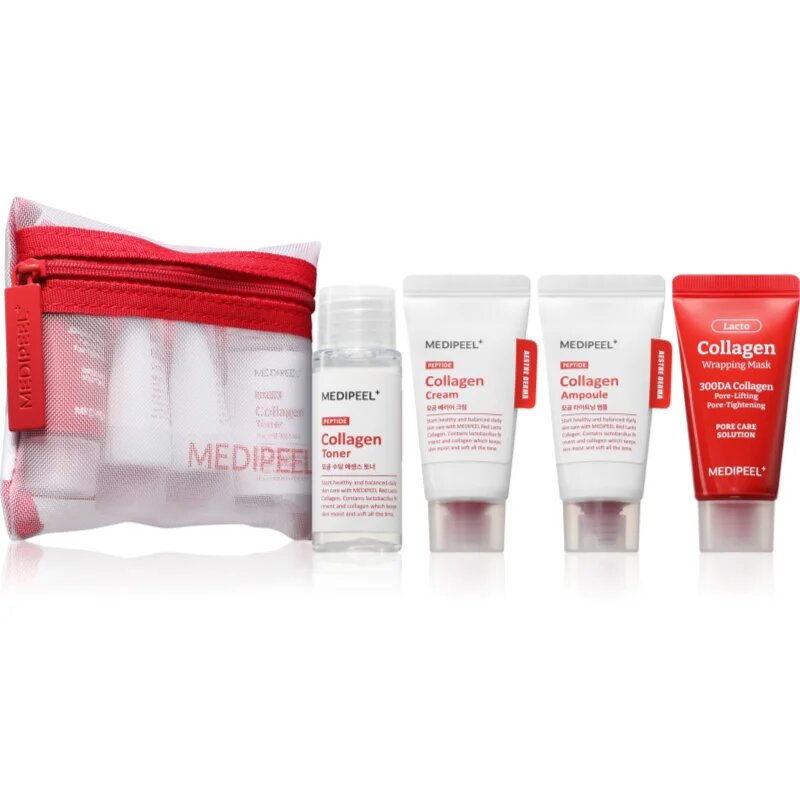 MEDIPEEL+ Red Lacto Collagen Trial Kit ajándékszett a feszes bőrért hölgyeknek