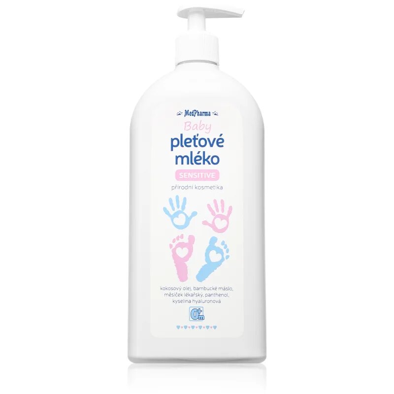 MedPharma Pleťové mléko Sensitive baby hidratáló testápoló gyerekeknek és újszülötteknek 500 ml