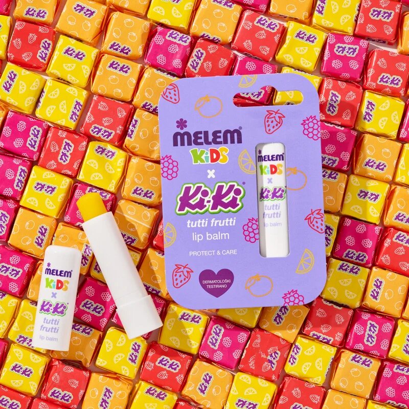 Melem KiKi Tutti Frutti ajakbalzsam gyermekeknek 4.5 g