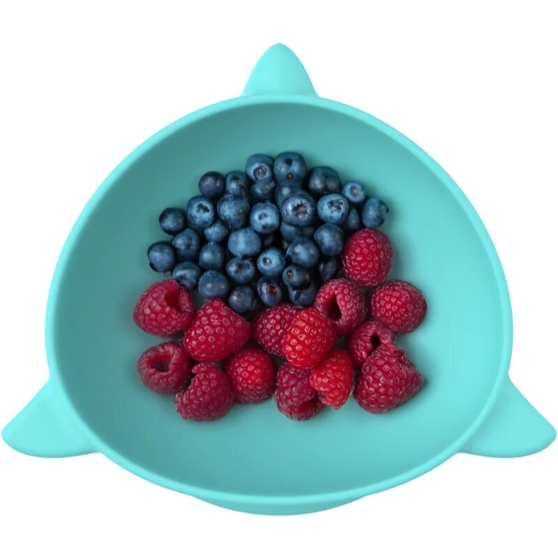 Melii Silicone Suction Bowl szilikon tálka tapadókoronggal Shark 2x300 ml