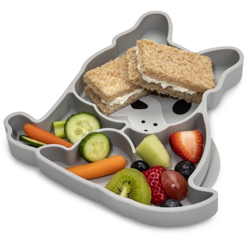 Melii Silicone Suction Plate tányér tapadókoronggal Bulldog 1 db