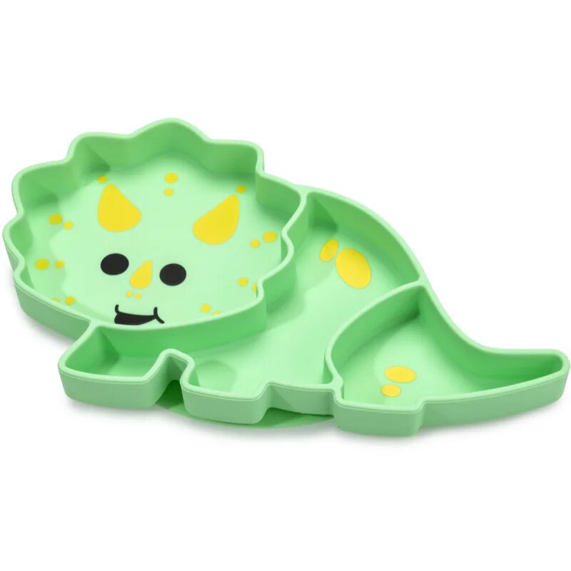 Melii Silicone Suction Plate tányér tapadókoronggal Dino 1 db