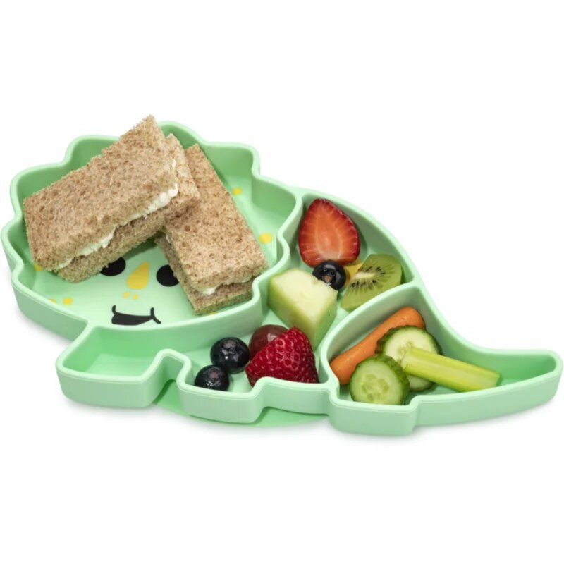 Melii Silicone Suction Plate tányér tapadókoronggal Dino 1 db